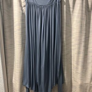 Large Purusha people Blue Tansy maxi skirt